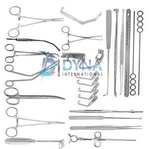 Juego de Instrumentos Quirúrgicos Manuales para Amigdalectomía y Adenoidectomía, Calidad Premium, Reutilizables, de Acero Inoxidable - Product Image 1