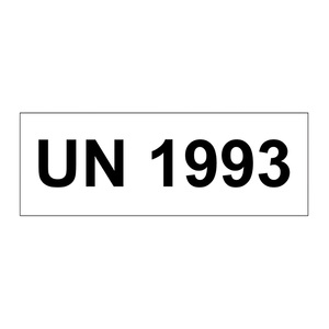 Etichette di identificazione con numero ONU - Product Image 1