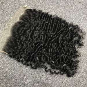 2024 vente chaude frontal birman bouclés 100% vietnamien cheveux crus Machine Double trame 100g pour les Extensions de cheveux - Product Image 3