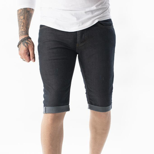 กางเกงยีนส์ขาสั้นแบบสกินนี่ของผู้ชายกางเกงขาสั้นผ้ายีนส์ซักสีคุณภาพสูงสำหรับ3D ฤดูร้อนดีไซน์ล่าสุด2022 - Product Image 1