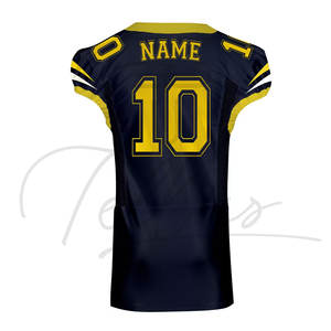 Uniformes de Fútbol Americano Personalizados al por Mayor, de Alta Calidad, Transpirables, de Manga Corta, Estampados, Tallas Grandes - Product Image 2