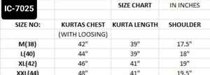 Ropa de boda y Festival de estilo indio y paquistaní lista para usar Kurta con pijama de algodón Raymond Ser con talla grande disponible - Product Image 6