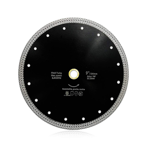 Disque de scie de meulage de lame de diamant turbo de maille de 9 pouces 230mm pour la brique de carreau de céramique de marbre de granit - Product Image 1