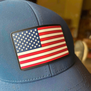 Gorra Deportiva Personalizada de 5 Paneles, Gorra de Poliéster con Logotipo Deportivo, Parche de PVC con Bandera de Goma, Gorras de Béisbol con Visera Curva, Impermeables y Perforadas, Artículo de Golf - Product Image 4