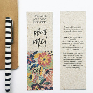 Custom Printed Thank You Cards Dress Tags Wedding Invitations Biodegradable Plantable Seed Paper