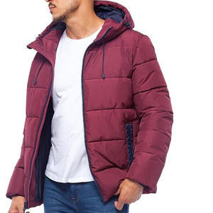 Veste matelassée d'hiver pour hommes de la meilleure qualité imperméable et coupe-vent avec coupe 3D large couture respirante et mince longue longueur - Product Image 5