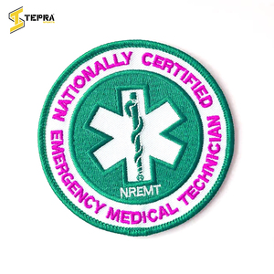 Parche bordado de tela tejida de diferentes colores con tarifa mayorista de diseño personalizado de TEPRA SPORTS - Product Image 2