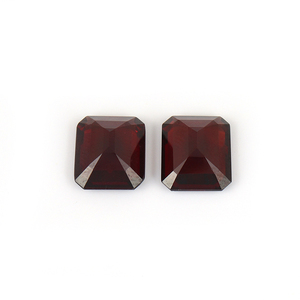 Le migliori pietre preziose sciolte di granato naturale di alta qualità taglio ottagonale colore rosso per la creazione di gioielli In tutte le forme e dimensioni - Product Image 2