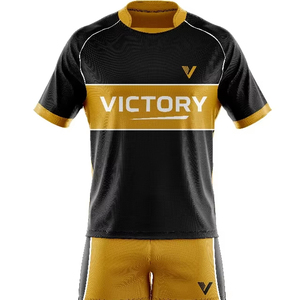 Uniforme de Rugby por sublimación de ropa deportiva personalizada profesional con pantalones cortos de Jersey y calcetines Logotipo y diseño del club OEM aceptados - Product Image 4