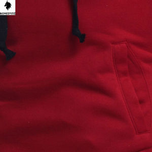 Conçu sur mesure hommes 100% coton Polyester pull à capuche tissu éponge de haute qualité léger décontracté solide bouffée hiver - Product Image 4