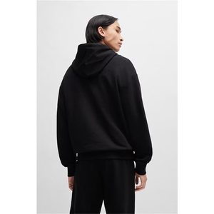 Venta al por mayor personalizado hombres color negro sudaderas con capucha de alta calidad gota hombro transpirable hombres sudaderas con capucha - Product Image 2