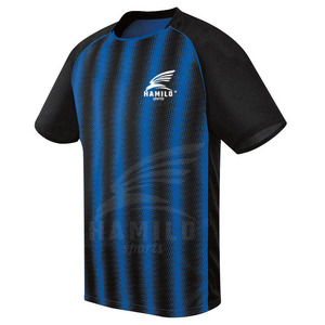 Conjunto de Camiseta de Fútbol para Hombre HAMILO, Azul y Amarillo, Estampado Sublimado, Manga Corta, Absorbe la Humedad, Transpirable, Ropa Deportiva para Adultos - Product Image 5
