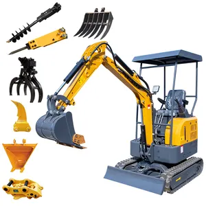 Chinese Factory Ce Digger Micro Excavator Cost Price Buy 1 Ton Smallest Mini Excavators 0.8 Ton Free Europe Shipping
