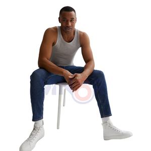 เสื้อกล้ามออกกำลังกายแขนกุดสำหรับผู้ชายและผู้หญิงชุดออกกำลังกายเล่นฟิตเนสวิ่งคอตตอนใส่ได้ทั้งผู้ชายและผู้หญิงพร้อมโลโก้ตามสั่ง - Product Image 3