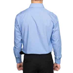 Chemise habillée style décontracté pour homme 100% coton anti-boulochage et anti-rétrécissement Style uni Service OEM disponible - Product Image 6