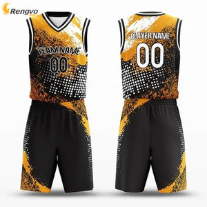 Camiseta de baloncesto de hombre de secado rápido sublimación de poliéster en blanco al por mayor personalizada - Product Image 5