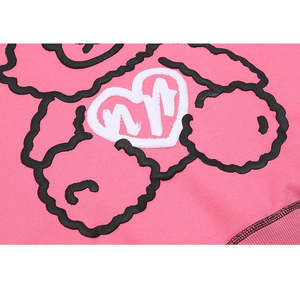 Sudaderas con capucha multicolores con estampado de hojaldre Invierno Casual Estilo callejero de moda Aspecto de hip hop con patrón sólido - Product Image 6