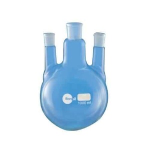 Fiole en verre borosilicate de qualité supérieure, fond chaud, vente chaude, utilisation en laboratoire, trois cols, y compris deux parallèles, modèle AARK - Product Image 5