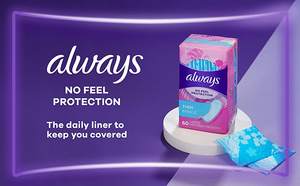 Always Maxi Feminine Pads for Women, Size 3 Extra Long Super Absorbency, With Wings, Unscented, 33 Count - Product Image 3