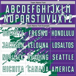 Conjunto de Camiseta y Pantalones Cortos de Fútbol Morados para Hombre, con Rayas Diagonales, Opciones de Impresión de Nombre y Número de Equipo Personalizado Disponibles - Product Image 4