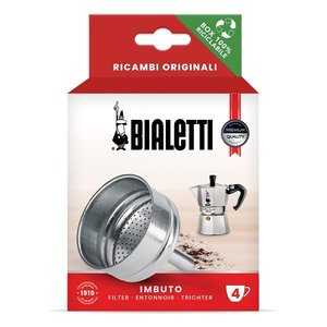 Entonnoir pour cafetière MOKA EXPRESS en aluminium 4 tasses, modèle 0800134, accessoire essentiel pour cafetières Moka - Product Image 1