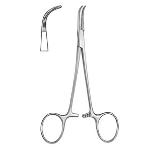 Pinzas Hemostáticas de Acero Inoxidable, Pinza Quirúrgica Manual para Cirugía General, Instrumento de Clase I con Certificación CE - Product Image 3
