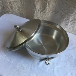 Cacerola de Acero Inoxidable para Servir Arroz y Curry |   Diseño Clásico Aislado, Antiadherente, Ecológico y Duradero, Multiusos para el Hogar - Product Image 5