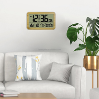 Großbild schirm Big Kitchen LCD Digital Wand montage Wecker mit Hintergrund beleuchtung RCC Radio Tisch uhr