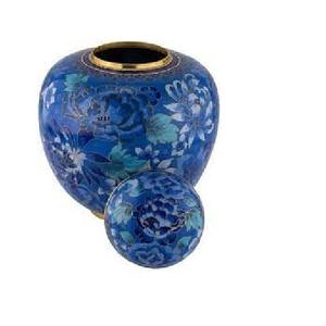 โกศบรรจุอัฐิผู้ใหญ่ ดีไซน์ตะวันตก ลายดอกไม้ งานฝีมือประณีต  ทำจากทองเหลืองแท้  แบบกำหนดเองได้  ทรงกระบอกทันสมัย - Product Image 3