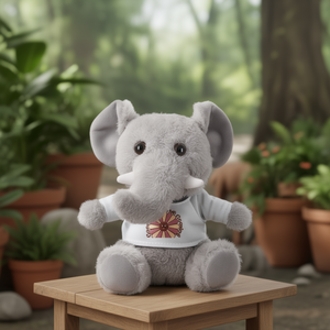 Jouets promotionnels personnalisés en peluche Brekalo en forme d'éléphant - Product Image 3