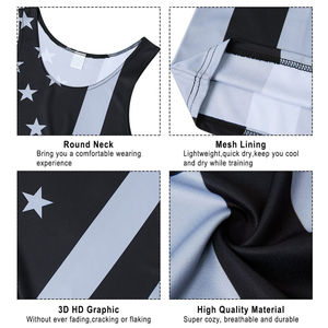 Camiseta sin mangas de algodón 100% de verano para hombre, camiseta sin mangas, transpirable, para gimnasio, Fitness, correr, deportes, estilo informal, OEM, al por mayor - Product Image 6