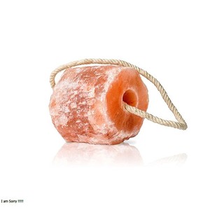 喜马拉雅动物舔盐舔天然形状有机材料喜马拉雅盐块牲畜圆形带绳称重 - Product Image 6