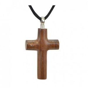 Collar de urnas de palisandro para cenizas humanas, joyería de cremación, collares de madera, collar hecho a mano, urnas para mascotas - Product Image 2