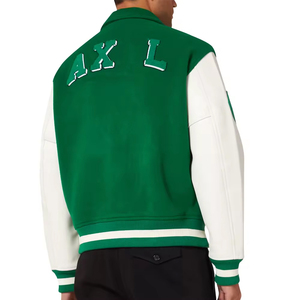 Letterman Streetwear Hombres Chaquetas de béisbol Casual Knitted Jersey Fleece Chenille Bordado Hombres Varsity Jacket para hombre - Product Image 3