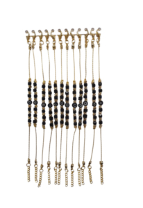 Bracelets en macramé faits main style Bohème variés DAFNI Modèle 44 avec perles œil porte-bonheur - Cadeaux promotionnels originaux pour - Product Image 4