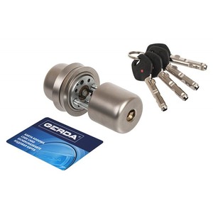 Cilindro de puerta exterior Gerda RIM 6000S Níquel Satinado - Product Image 1