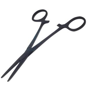 Pinzas quirúrgicas de impresión de logotipo personalizado de forma recta de alta calidad de color negro de KAHLU ORTHOPEDIC - Product Image 1