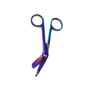 Tijeras quirúrgicas profesionales con punta curvada quirúrgica al por mayor, tijeras de operación de 7 ", tijeras de vendaje para enfermeras, primeros auxilios - Product Image 3