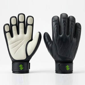 Gants de gardien de but en latex de haute qualité, fermeture à scratch antidérapante, gants de sport unisexes pour l'entraînement au football - Product Image 1