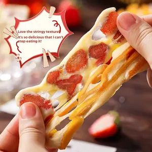 Ben Gong E Le Fresh Fruity Honey Cream Mango Strawberry Pastries 150g Pack familial Desserts pour enfants Cuisine chinoise - Product Image 4