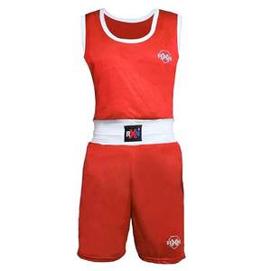 WUSHU Robe de boxe unisexe de haute qualité Vêtements de sport protecteurs durables Uniforme d'arts martiaux - Product Image 4