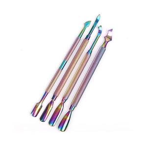 Juego de Herramientas Profesionales de Acero Inoxidable Reutilizables de Doble Punta para el Cuidado de las Cutículas de las Uñas, para Manicura, Cuidado Preciso de las Uñas, Uso en Salón y en Casa - Product Image 4