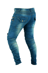 Pantalones de Motociclismo D-Ride Moto Faded Blue para Hombre, Mezcla de Poliéster/Algodón, Diseño Protector, Transpirable, de Secado Rápido, Personalizable - Product Image 3