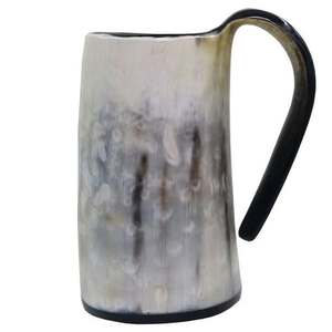 Taza de cuerno de búfalo animal ecológica hecha a mano más vendida, taza de cerveza Natural única para uso en la barra del hogar al mejor precio - Product Image 1