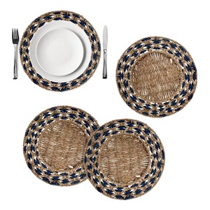 แผ่นรองจานหญ้าทะเลสไตล์โบฮีเมียนผลิตภัณฑ์หวายเป็นมิตรต่อสิ่งแวดล้อมทำจากของตกแต่งโต๊ะในเวียดนามขายส่ง - Product Image 6