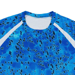 เสื้อเชิ้ตตกปลาผู้ชายสไตล์ลำลอง แขนสั้น ปกเสื้อ ปักโลโก้ได้ ระบายอากาศดี ติดกระดุม ผ้าโพลีเอสเตอร์ใส่สบาย - Product Image 3