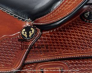 Silla de caballo de cuero de estilo occidental de calidad de exportación con características de diseño duradero para montar a precios asequibles a granel - Product Image 3