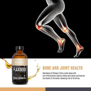 Venta al por mayor de aceite de linaza personalizable portador para el cuidado natural de la piel Linum Usitatissimum aceite prensado en frío para el cuidado del cabello - Product Image 3