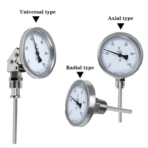 Venda Direta da fábrica OEM/ODM Personalizado Aço Inoxidável Industrial WSS Bimetálico Termômetro Rod Tipo Temperatura Instrumento - Product Image 1
