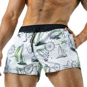 Short de bain imprimé par sublimation Short de fitness en maille confortable personnalisé Short de gym à taille élastique - Product Image 5